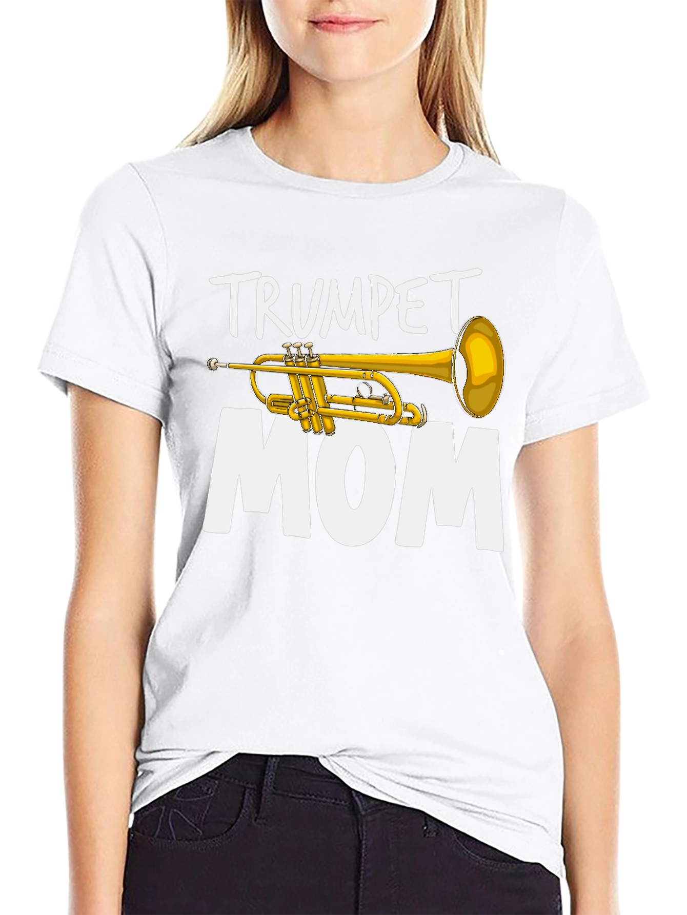 Trumpet Mom T-Shirt - Music Lover Tee