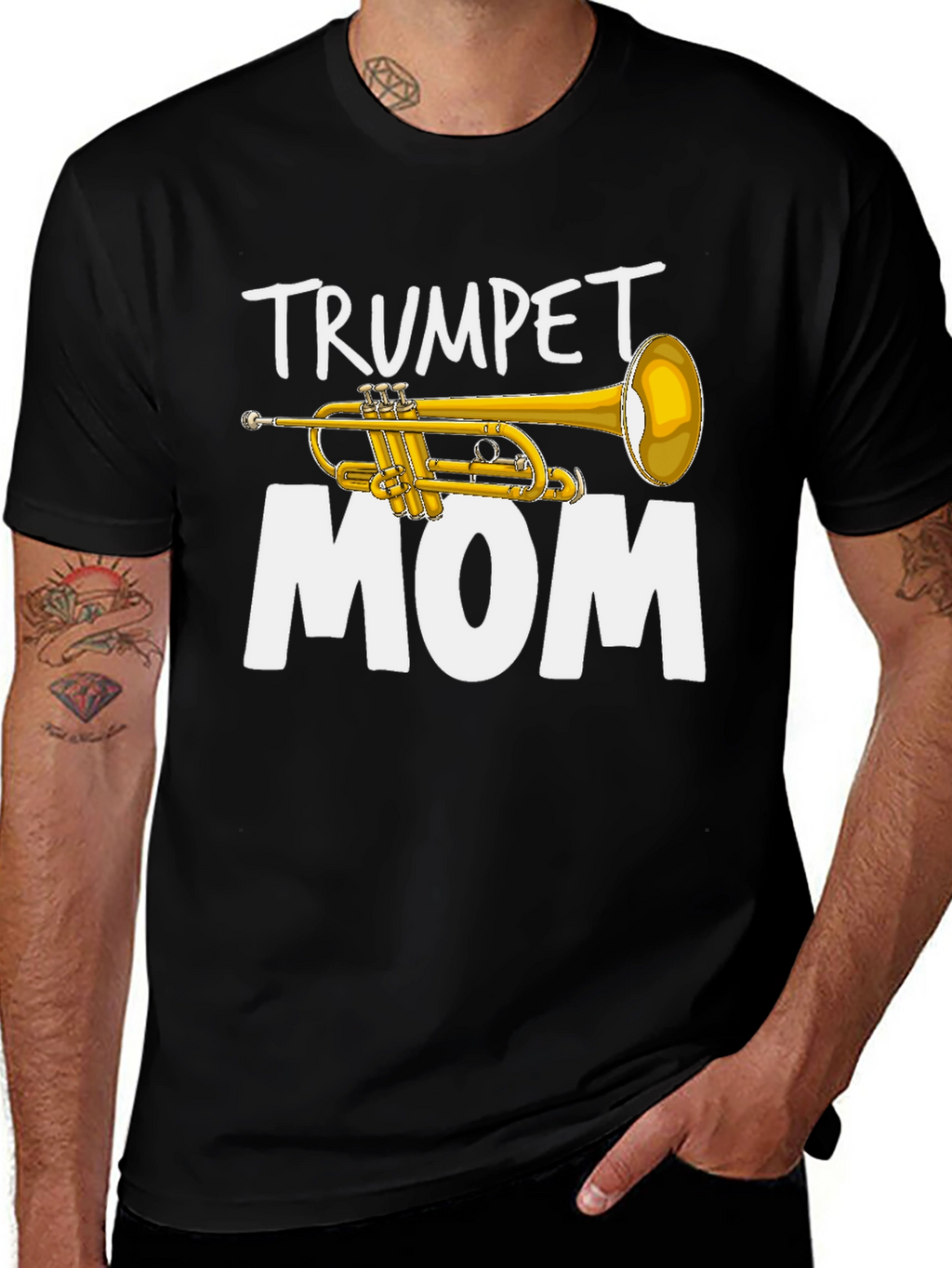 Trumpet Mom T-Shirt - Music Lover Tee