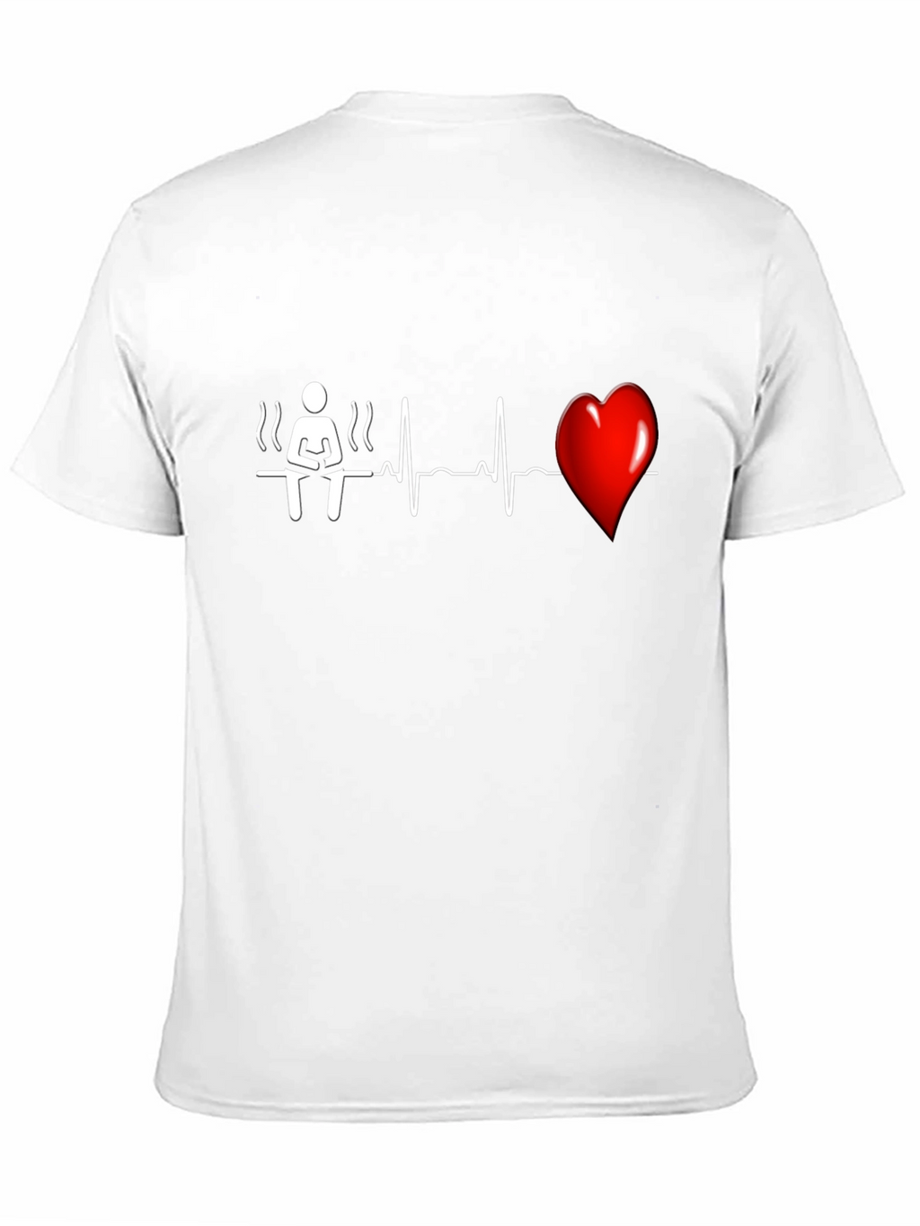 Sauna Heartbeat T-Shirt - Unique Graphic Tee