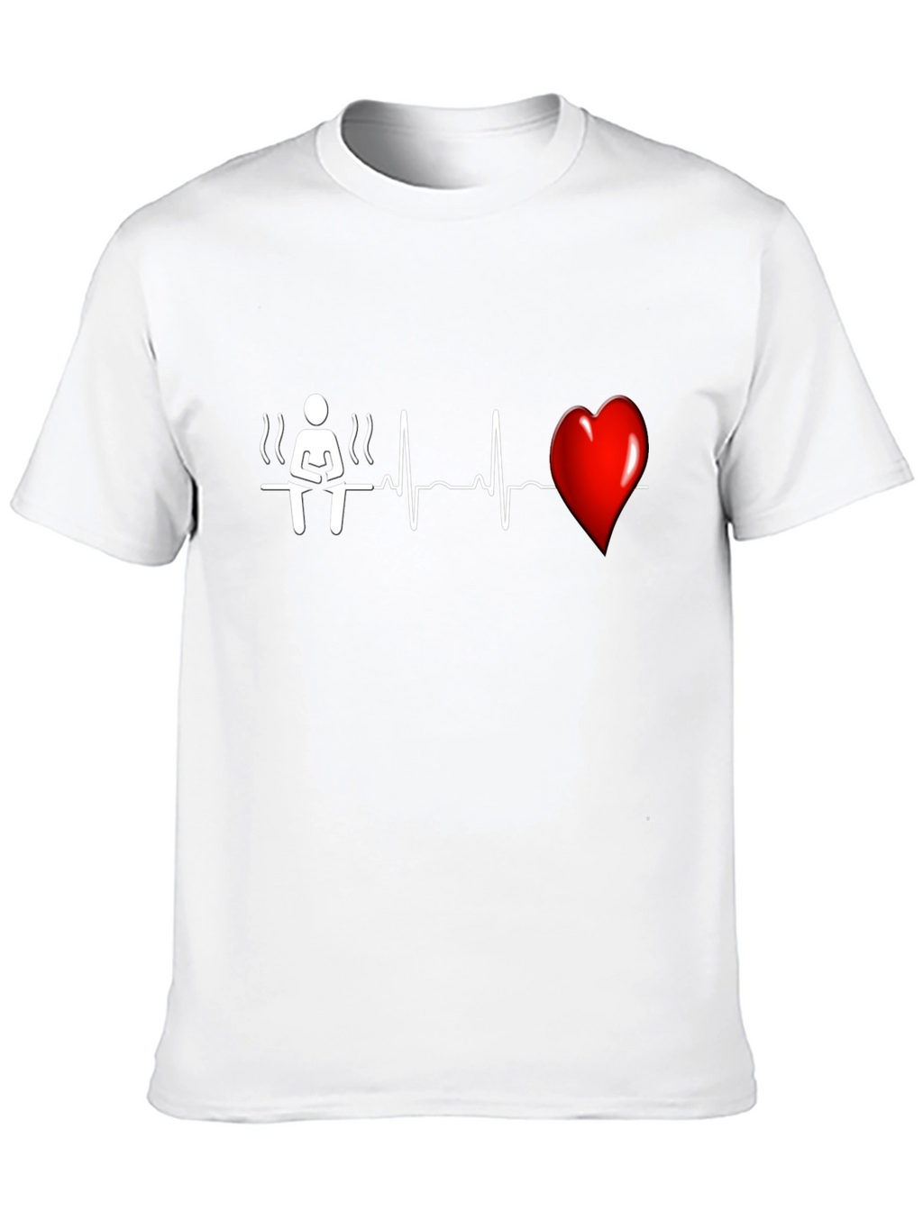 Sauna Heartbeat T-Shirt - Unique Graphic Tee