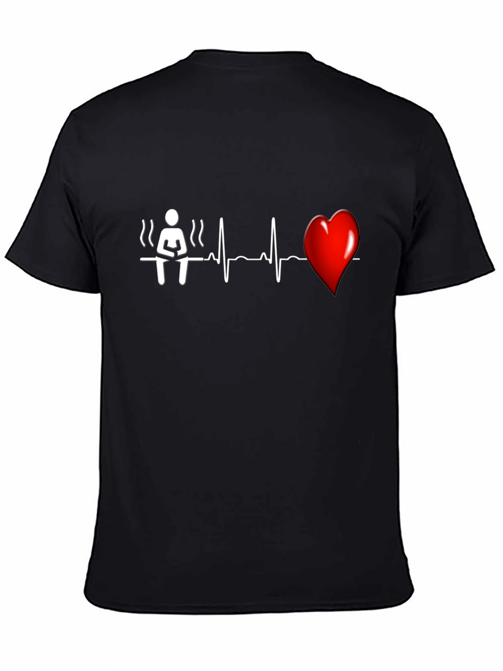 Sauna Heartbeat T-Shirt - Unique Graphic Tee