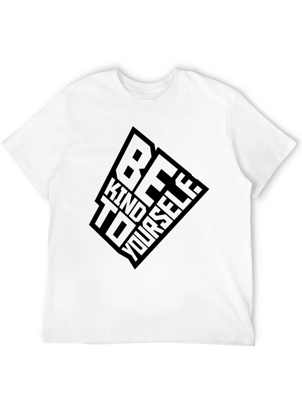 Be Kind To Yourself Black Graphic Tee