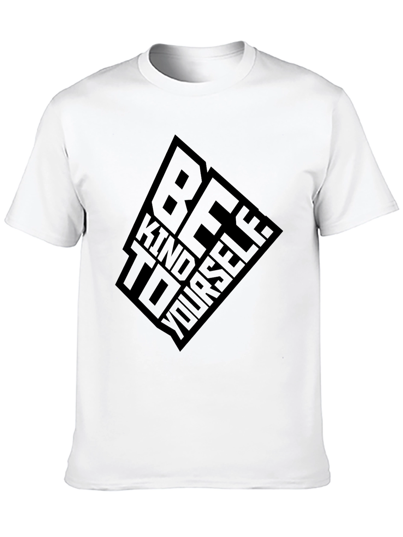 Be Kind To Yourself Black Graphic Tee