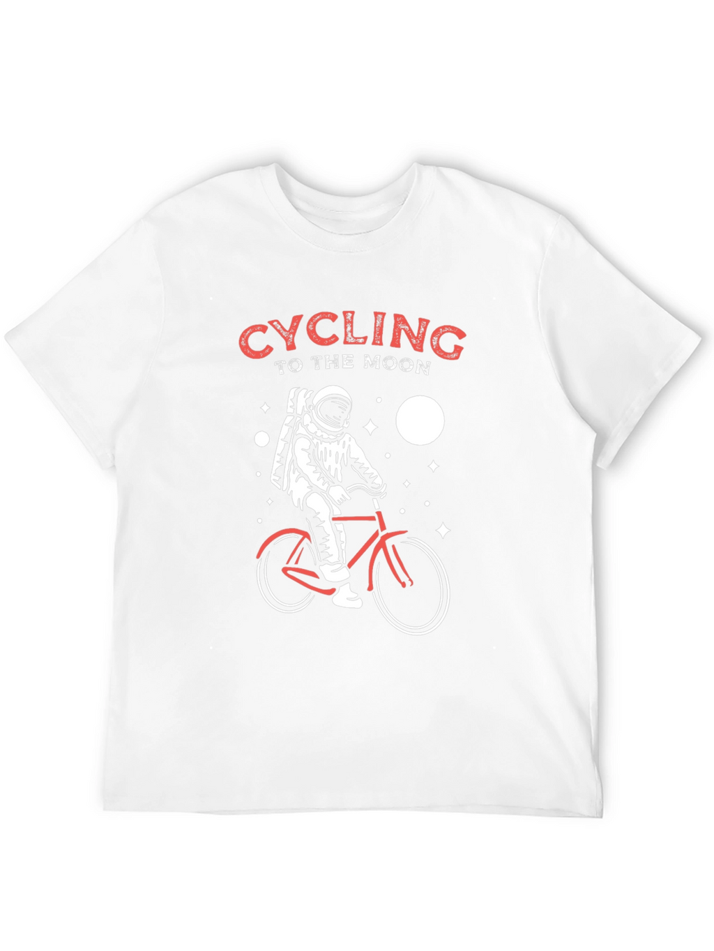 Cycling to the Moon Graphic T-Shirt