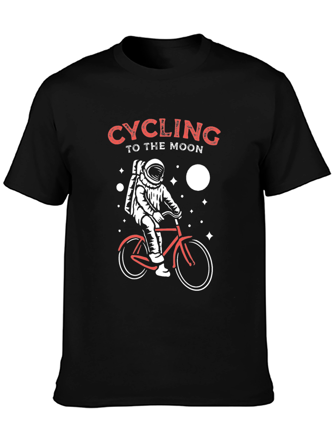 Cycling to the Moon Graphic T-Shirt