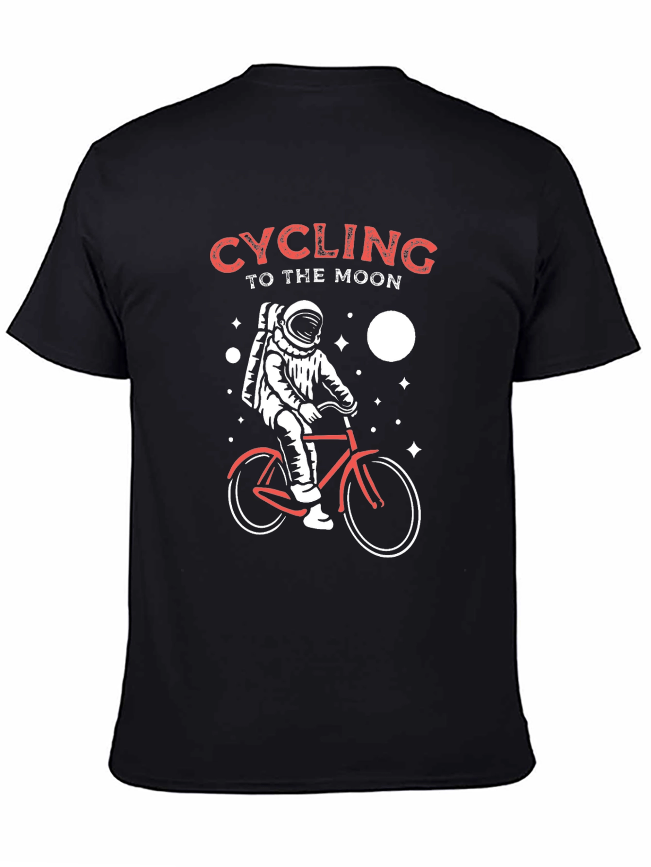 Cycling to the Moon Graphic T-Shirt