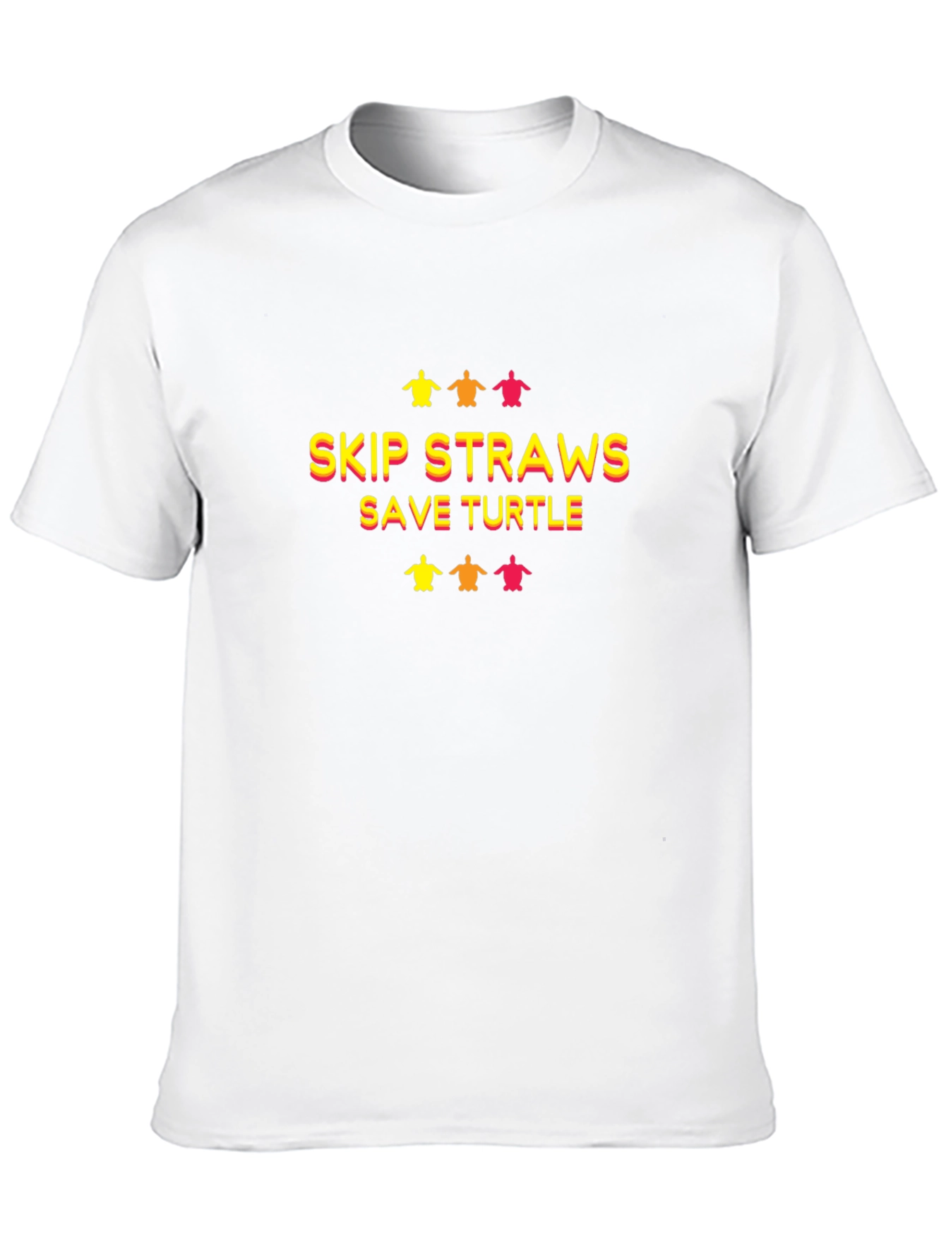 Skip Straws Save Turtles Graphic Tee