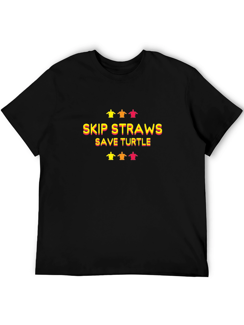 Skip Straws Save Turtles Graphic Tee
