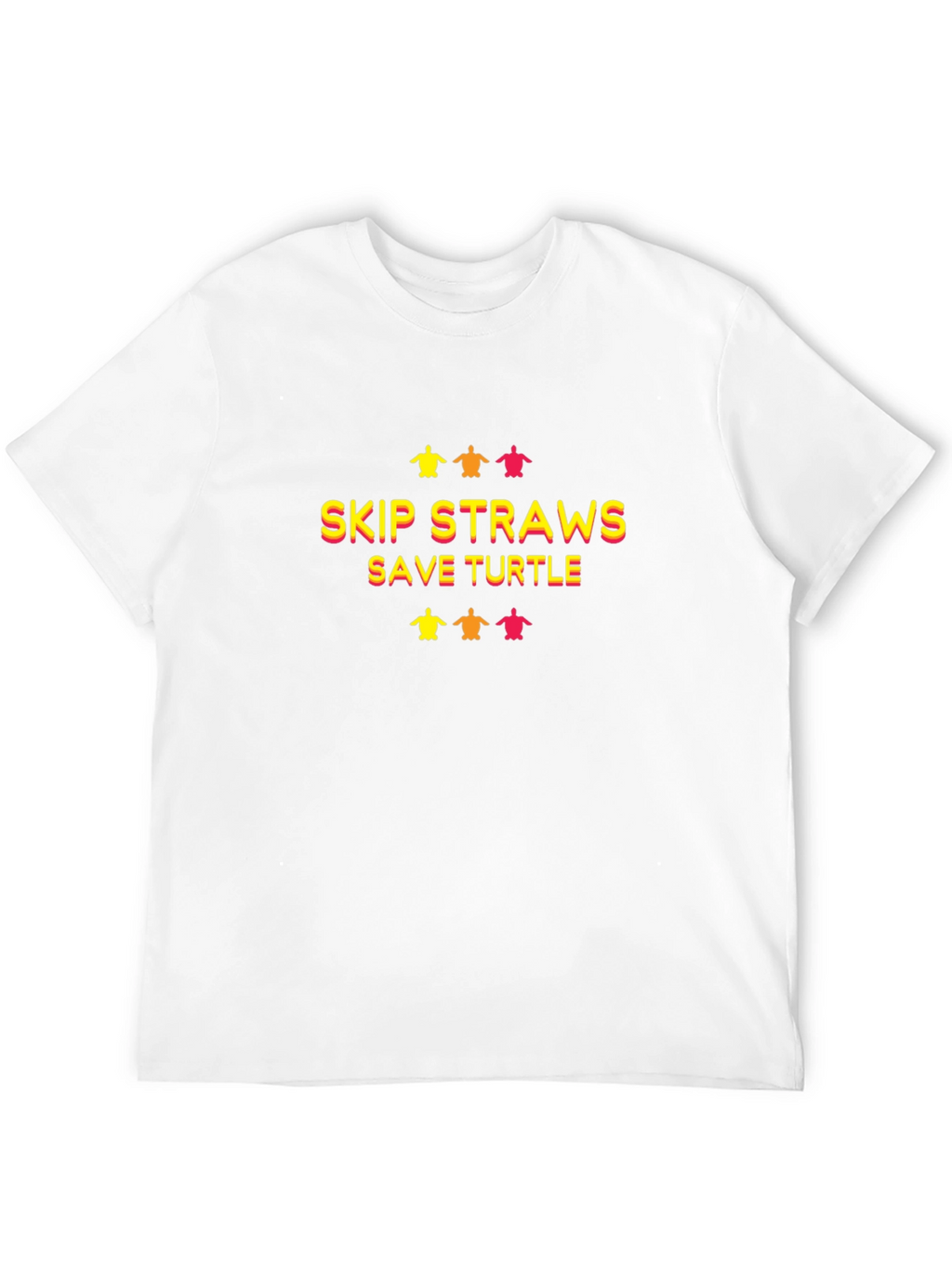 Skip Straws Save Turtles Graphic Tee