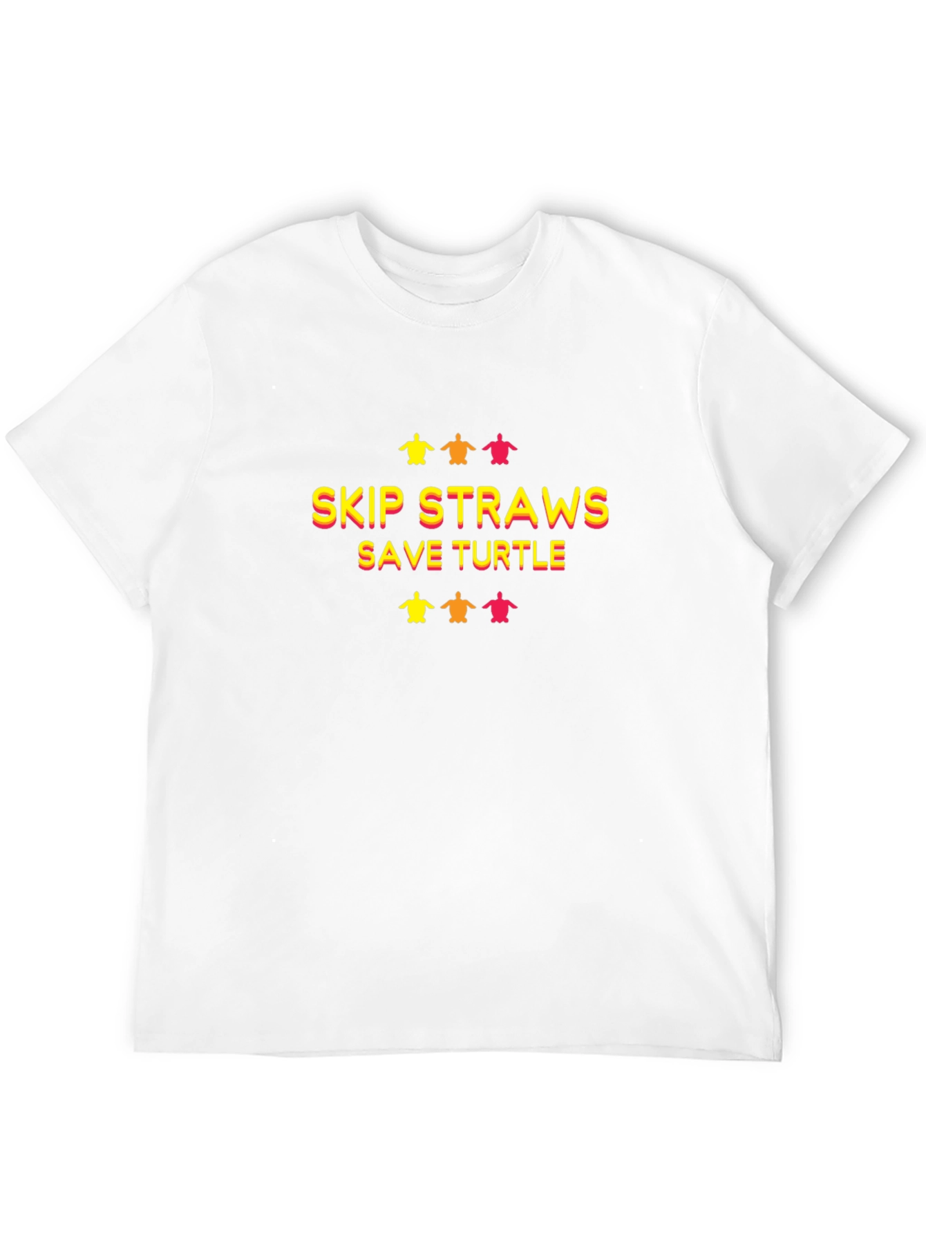 Skip Straws Save Turtles Graphic Tee