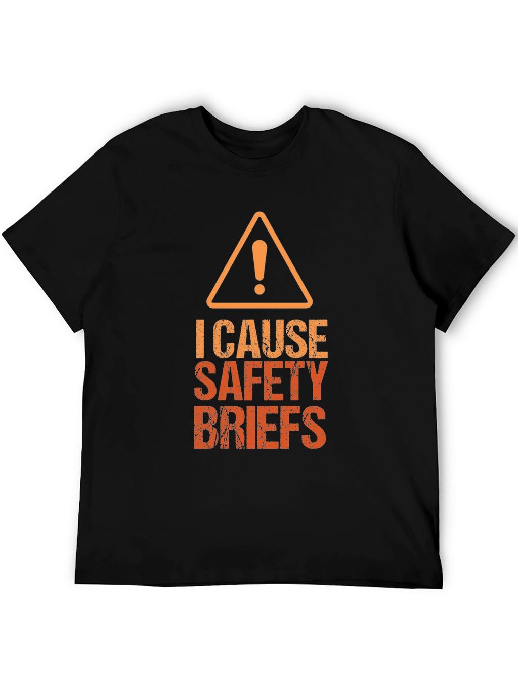 I Cause Safety Briefs Graphic Tee - Black