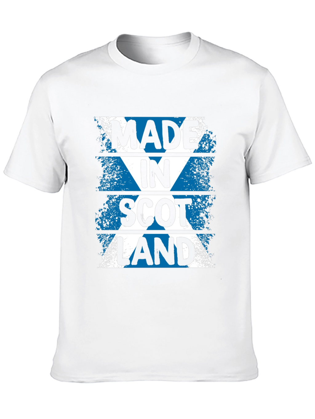 Made In Scotland T-Shirt Scottish Flag