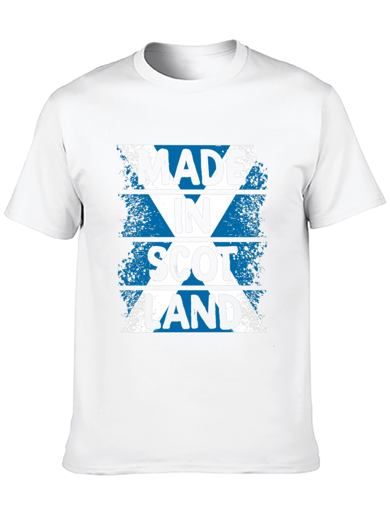 Made In Scotland T-Shirt Scottish Flag