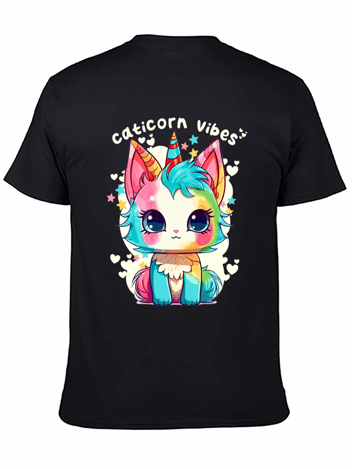 Caticorn Vibes Tee - Cute Cat Unicorn T-Shirt