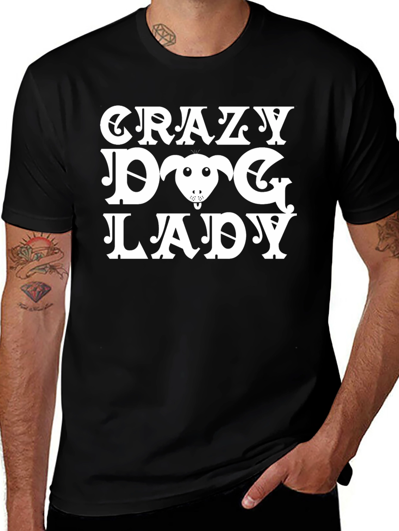 Crazy Dog Lady Graphic Tee