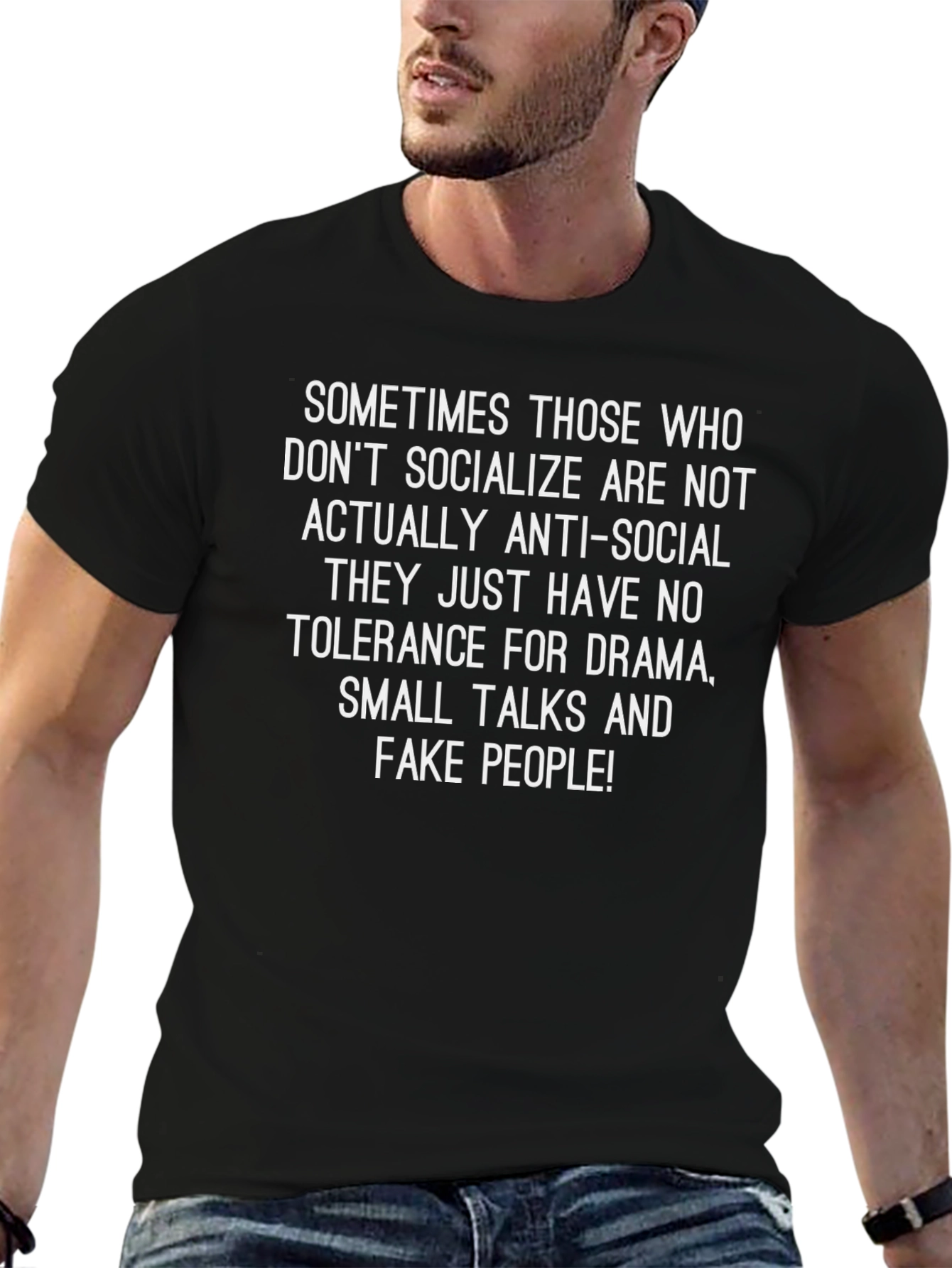 Anti-Social Tolerance T-Shirt: Drama-Free Style