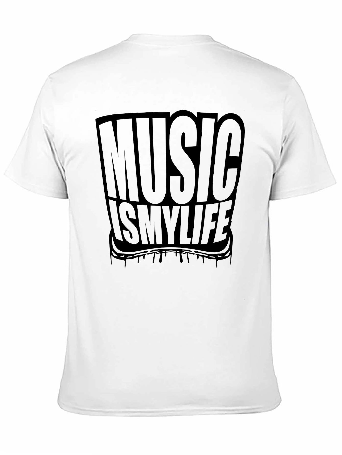 Music Is My Life Black T-Shirt
