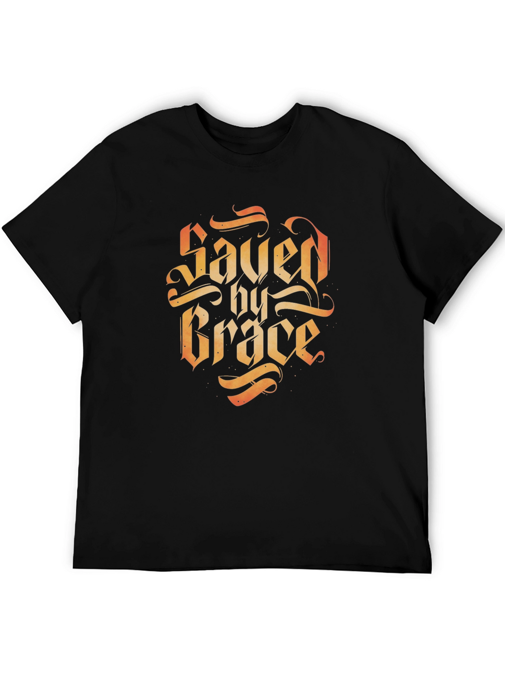 Saved by Grace Graphic Tee - Religious Faith T-Shirt