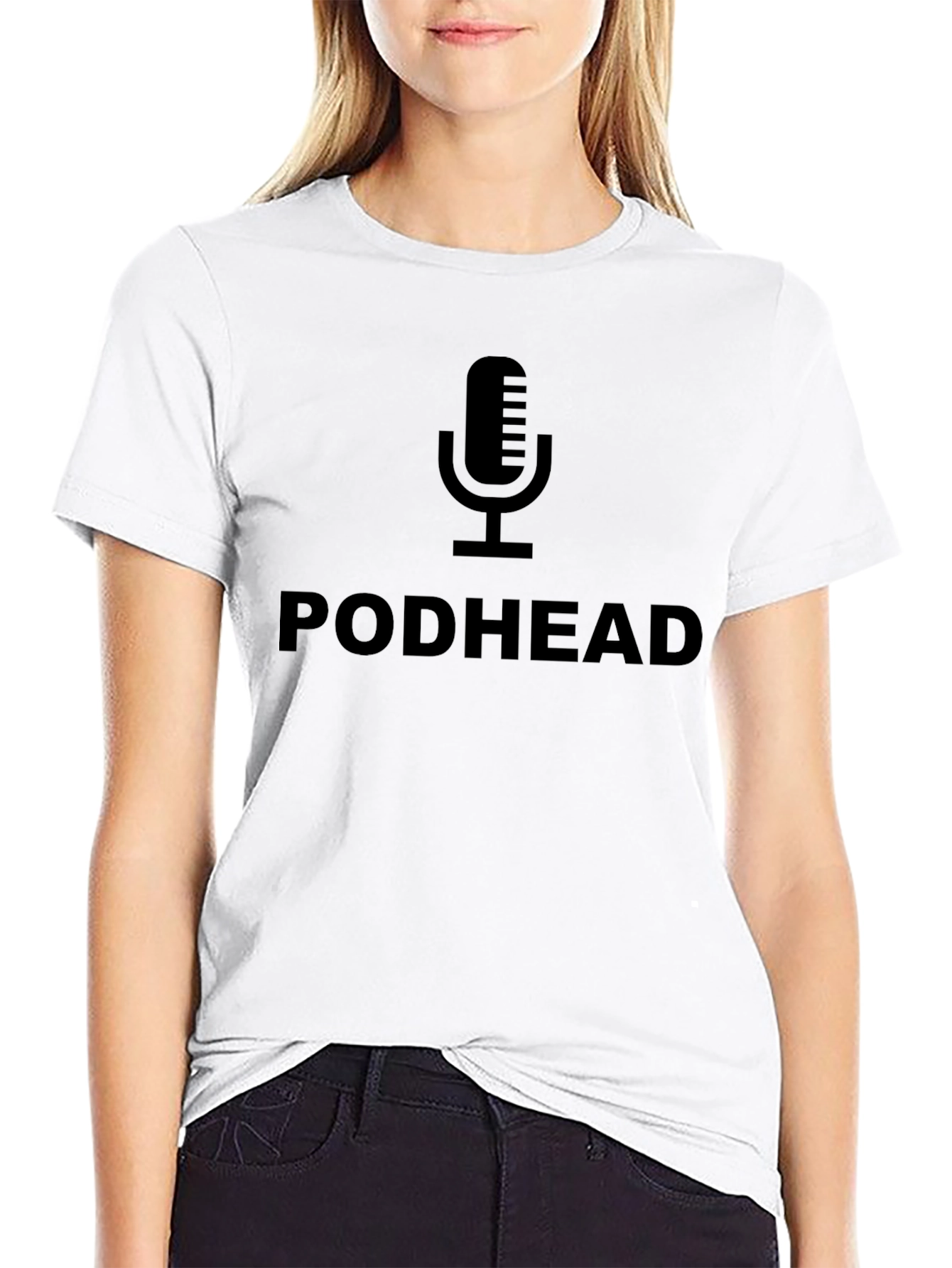 Podhead Podcast Black T-Shirt