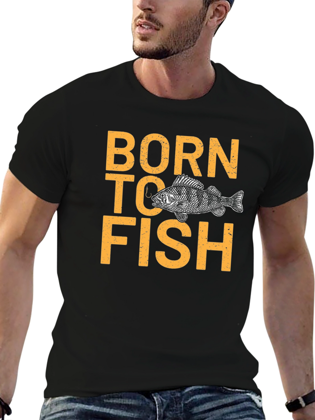 Born to Fish Graphic T-Shirt - Fisherman Apparel