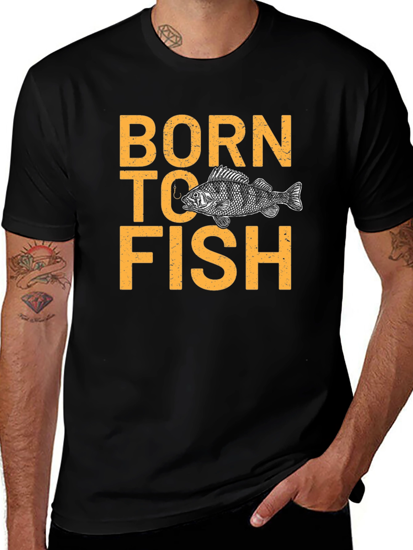 Born to Fish Graphic T-Shirt - Fisherman Apparel