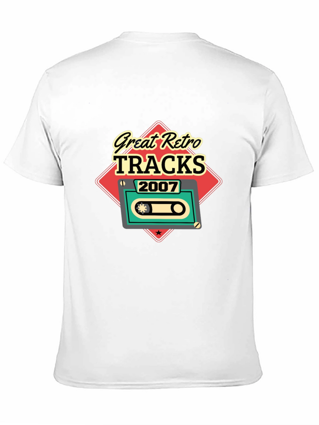 Great Retro Tracks 2007 Cassette Graphic T-Shirt
