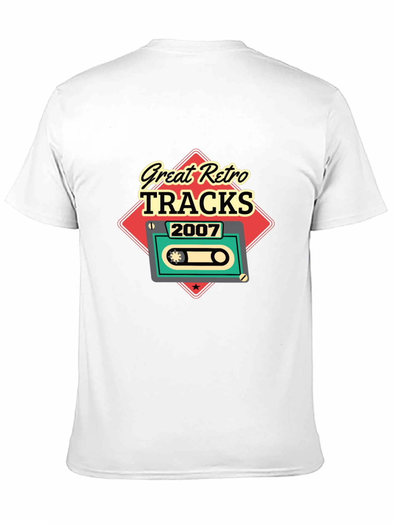 Great Retro Tracks 2007 Cassette Graphic T-Shirt
