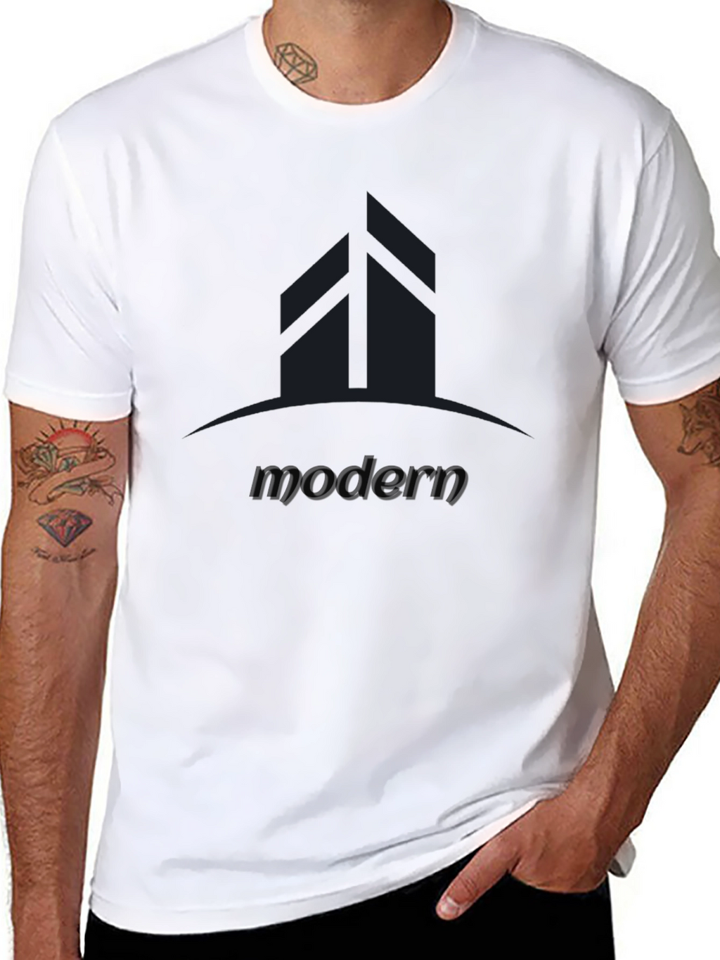 Modern Building Graphic Tee