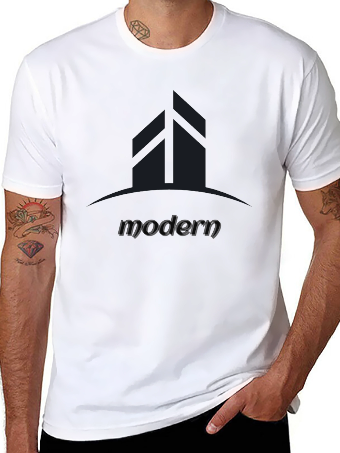Modern Building Graphic Tee