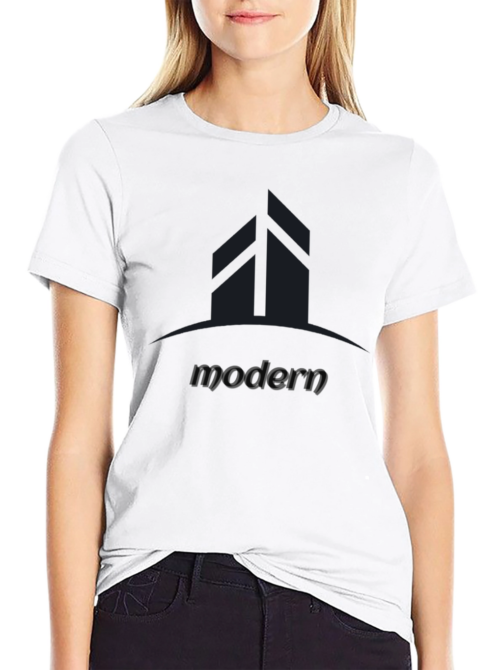 Modern Building Graphic Tee