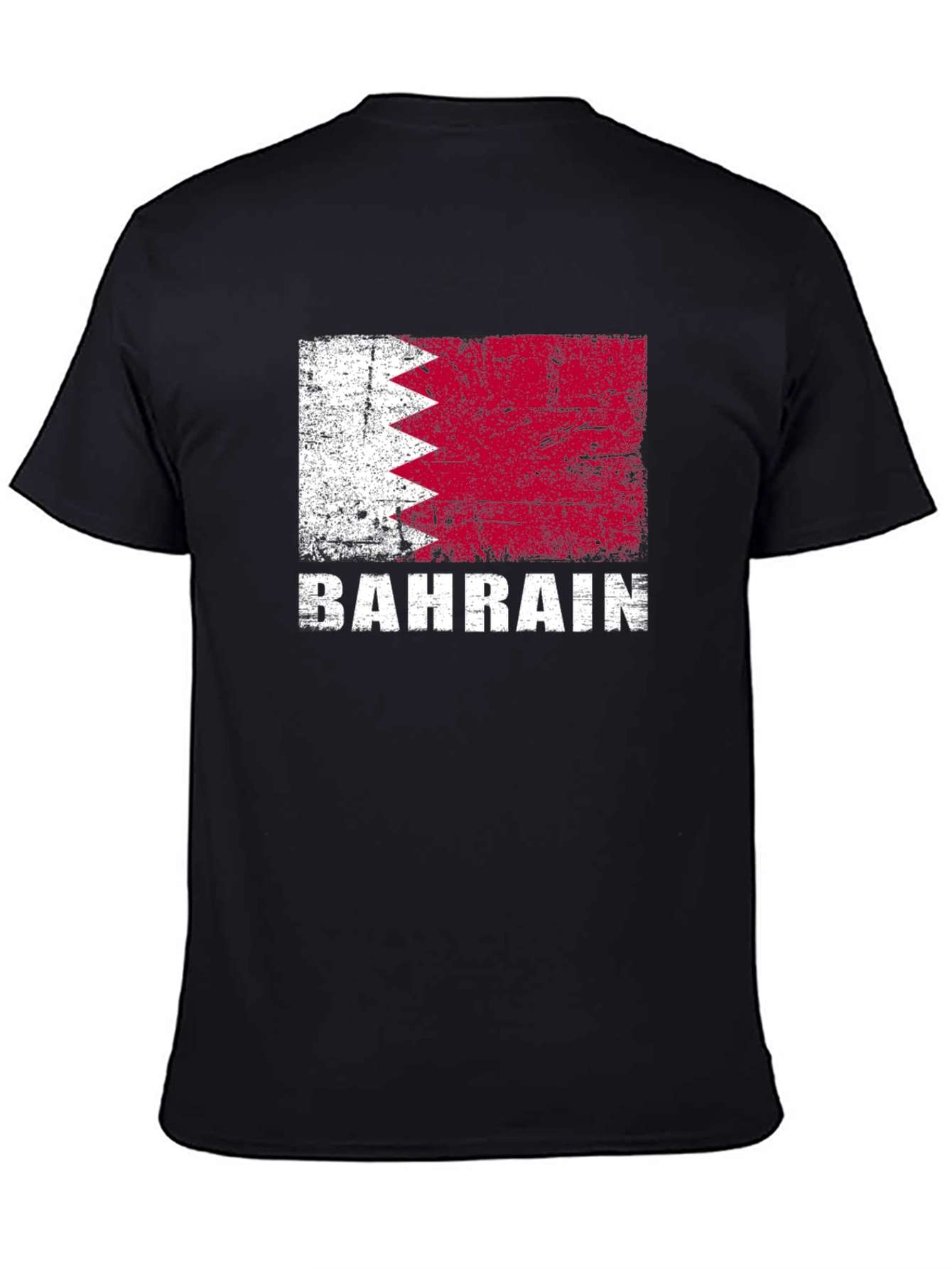 Bahrain Flag T-Shirt - Distressed Graphic Tee