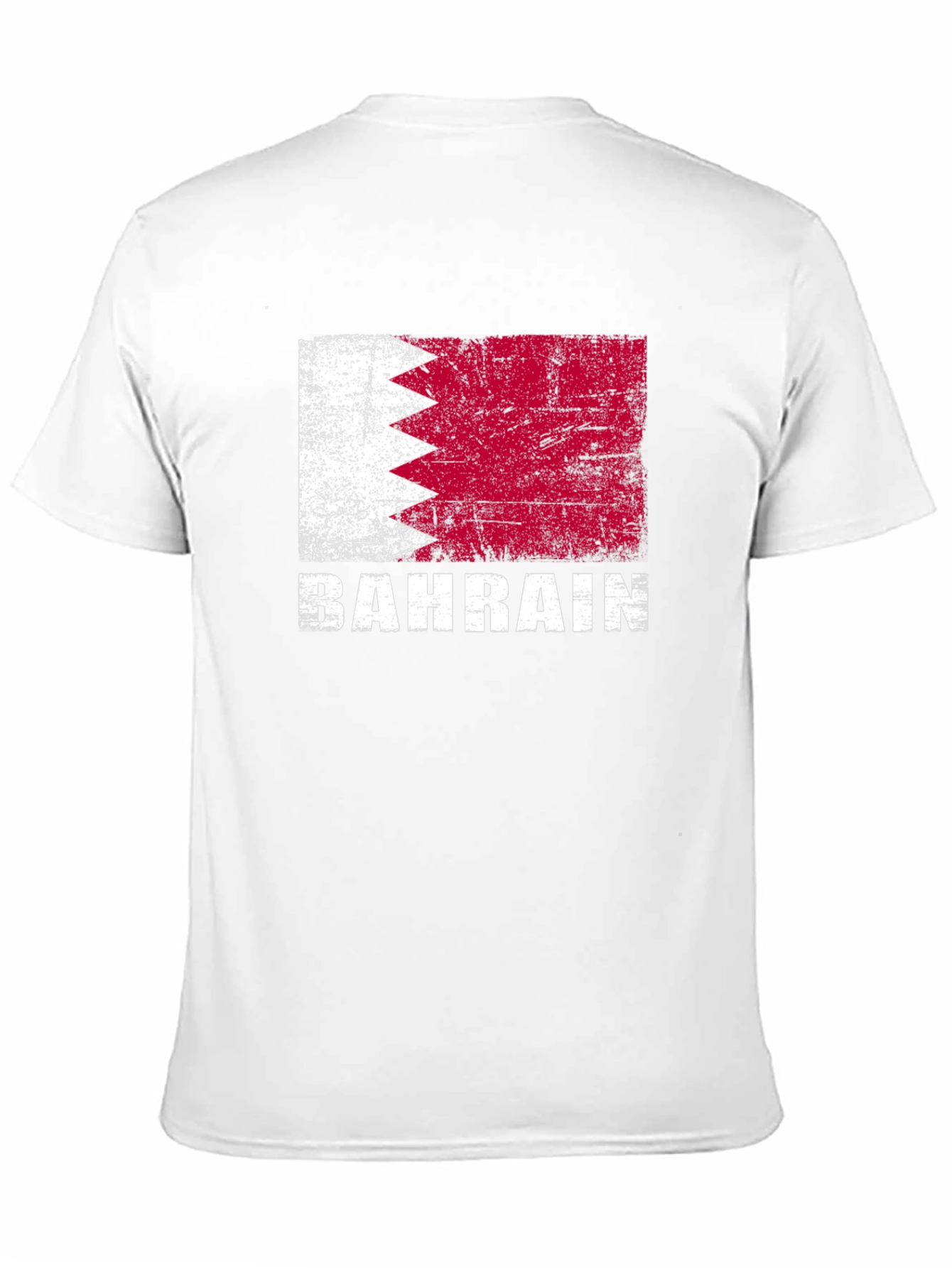 Bahrain Flag T-Shirt - Distressed Graphic Tee