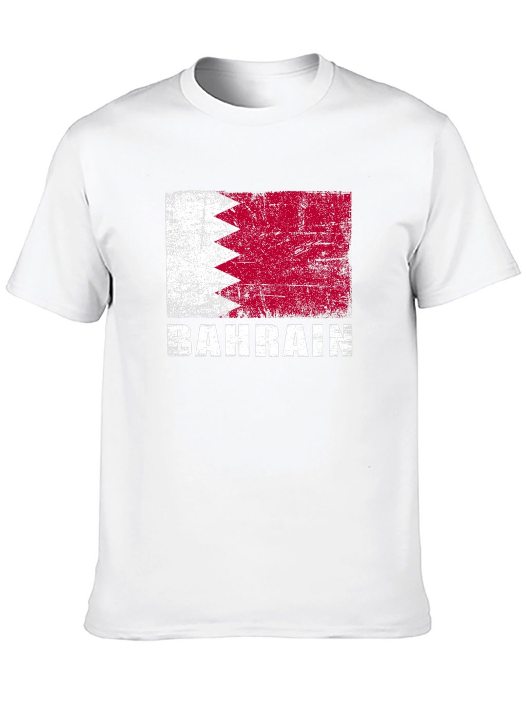 Bahrain Flag T-Shirt - Distressed Graphic Tee