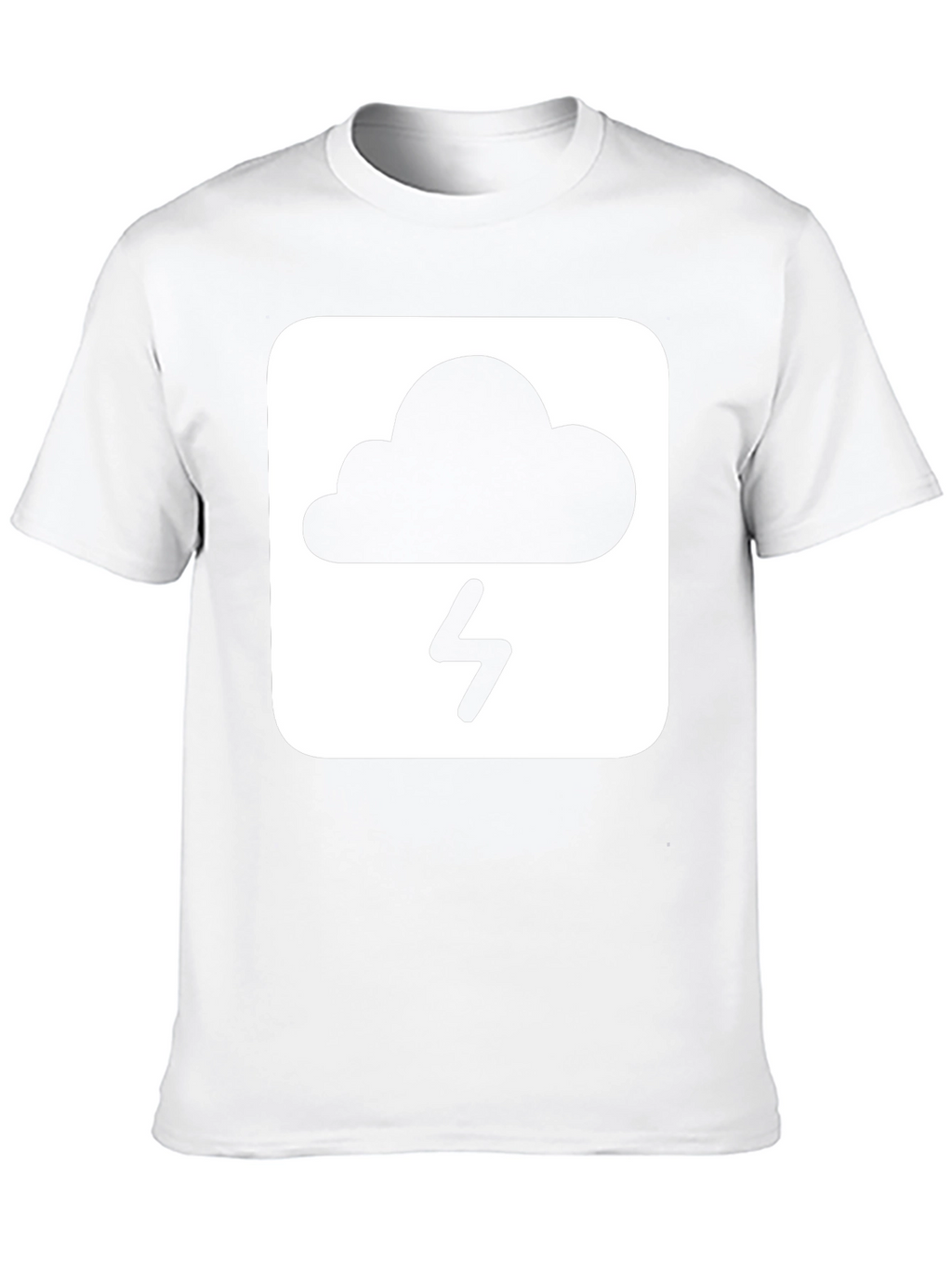Storm Cloud Graphic T-Shirt - Black Cotton Tee