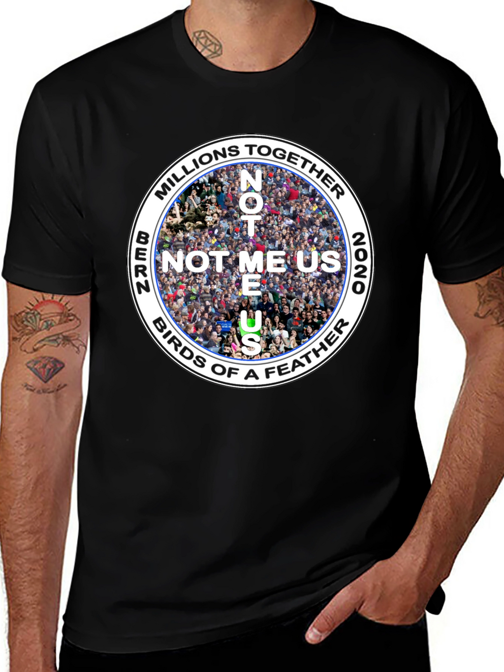 Bernie Sanders Not Me Us Graphic T-Shirt