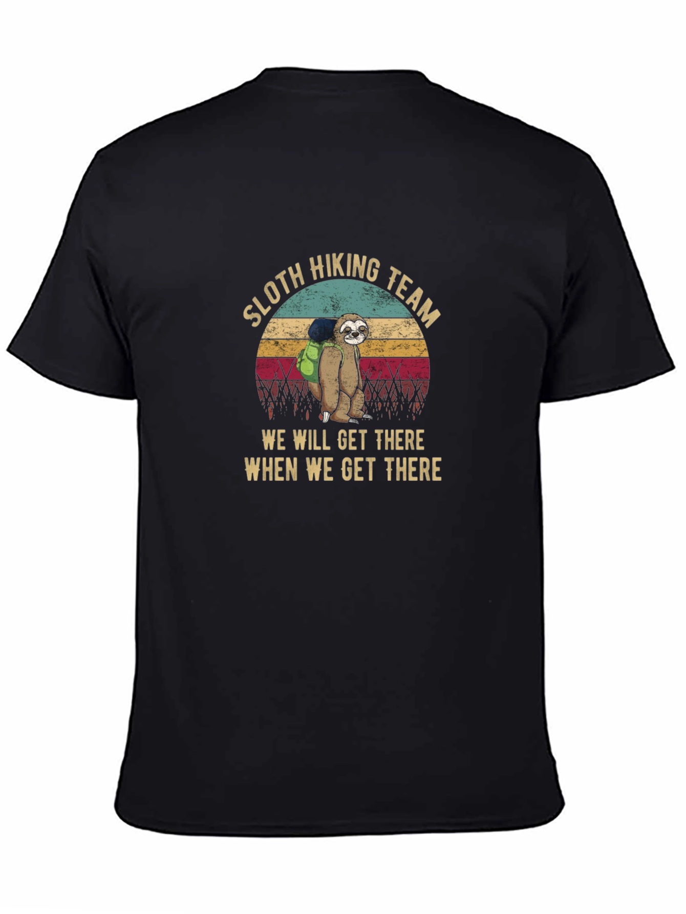 Sloth Hiking Team T-Shirt - Funny Hiking Tee