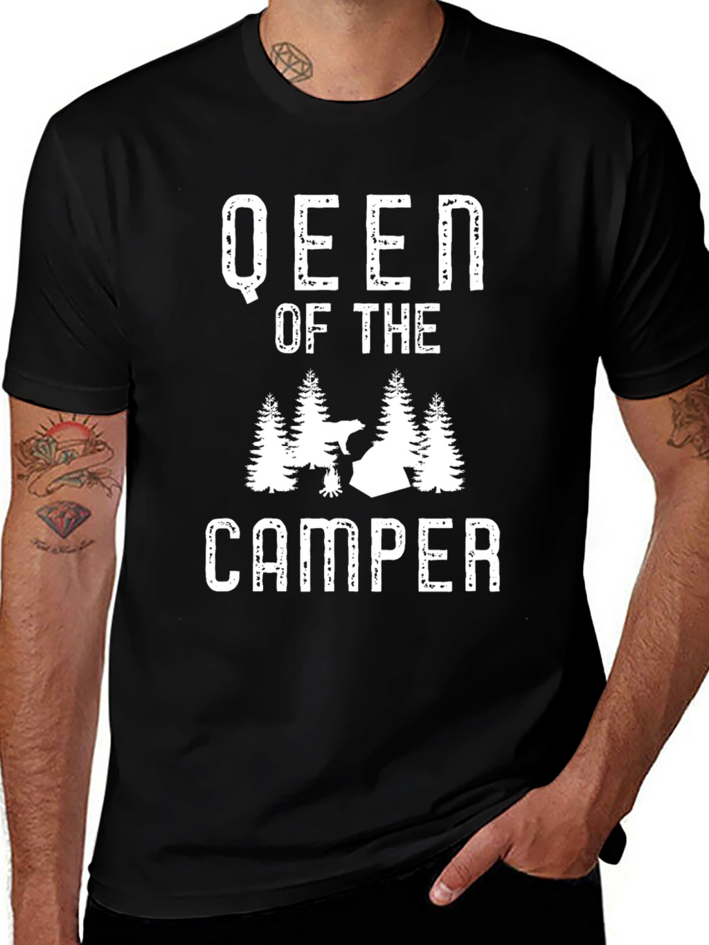 Queen of the Camper Graphic T-Shirt