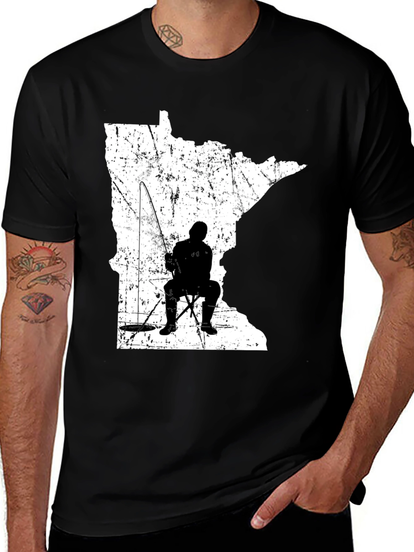 Minnesota Ice Fishing T-Shirt