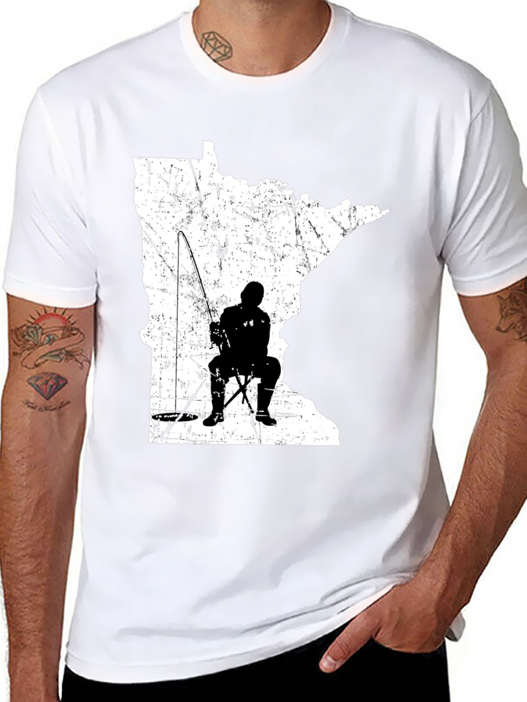Minnesota Ice Fishing T-Shirt