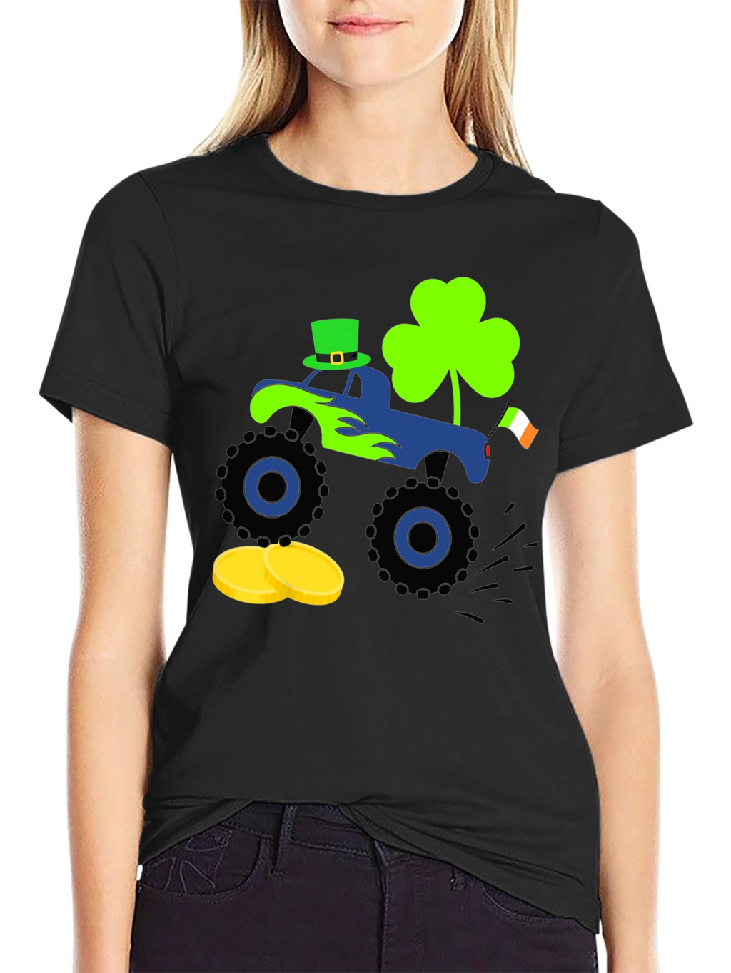 St. Patricks Day Monster Truck T-Shirt