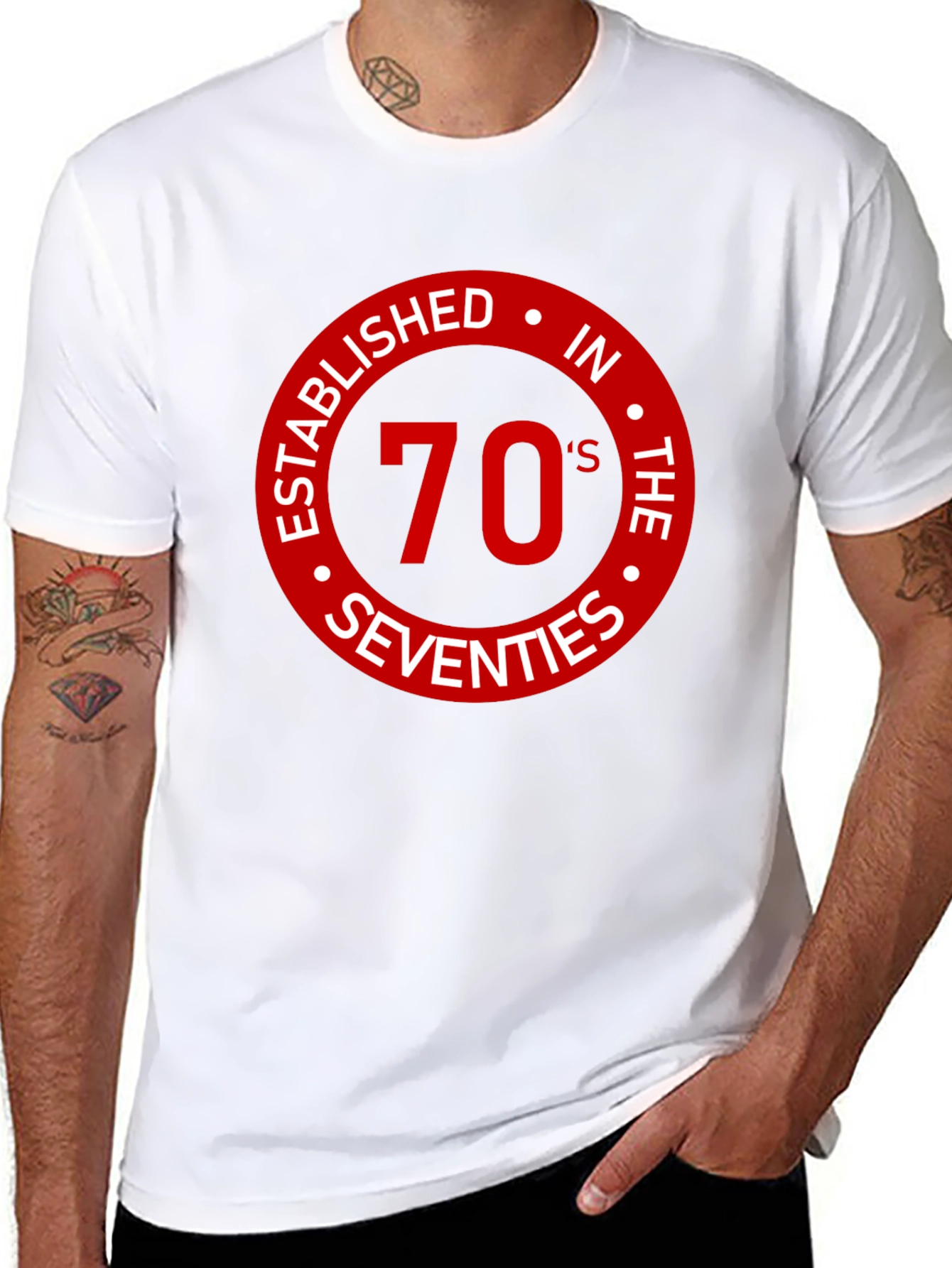 70s Established Black T-Shirt