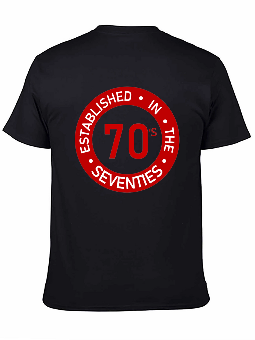 70s Established Black T-Shirt