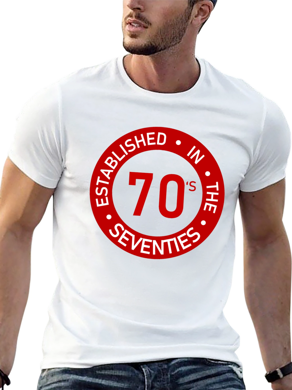 70s Established Black T-Shirt