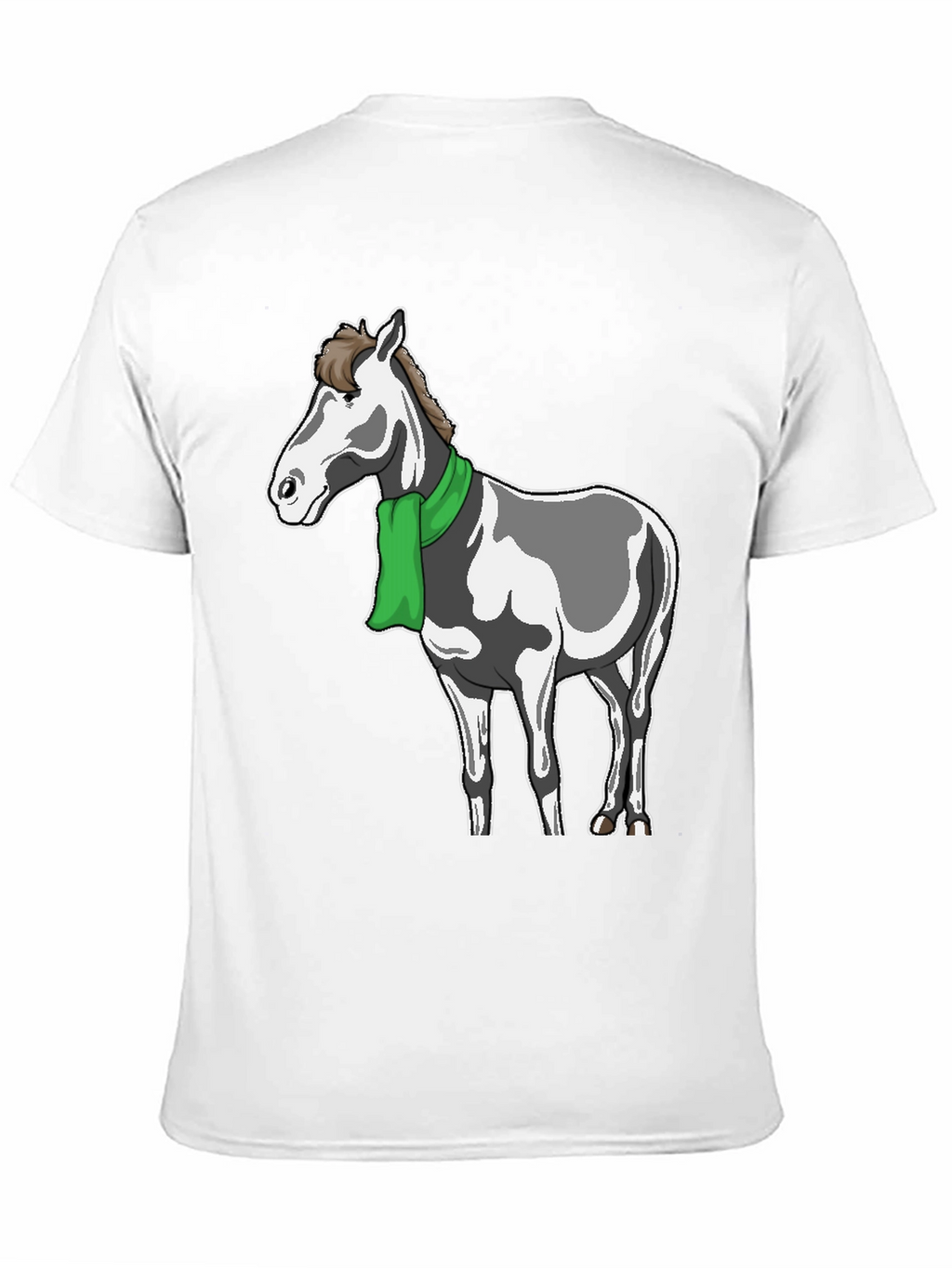 Horse with Scarf Graphic Tee