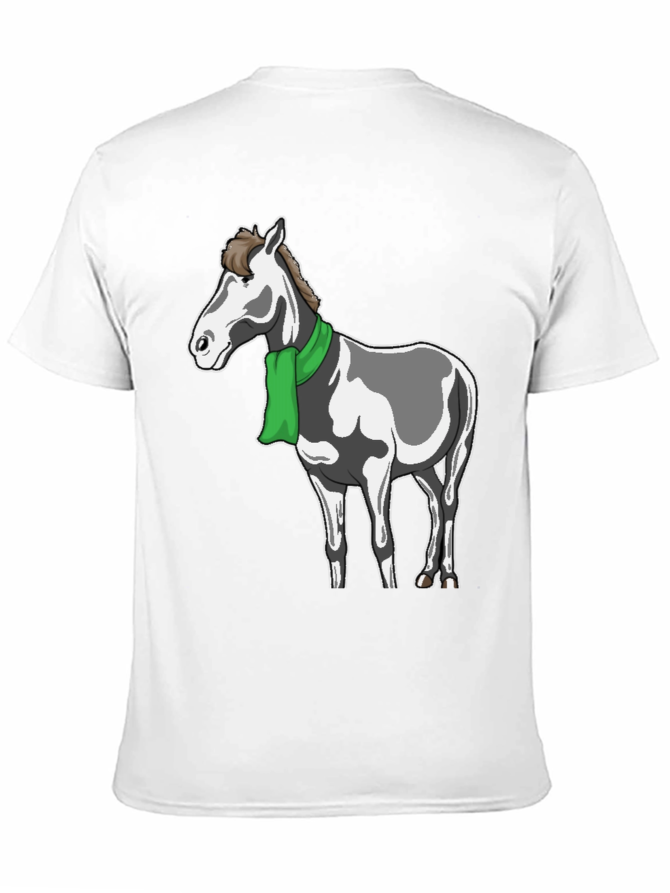 Horse with Scarf Graphic Tee