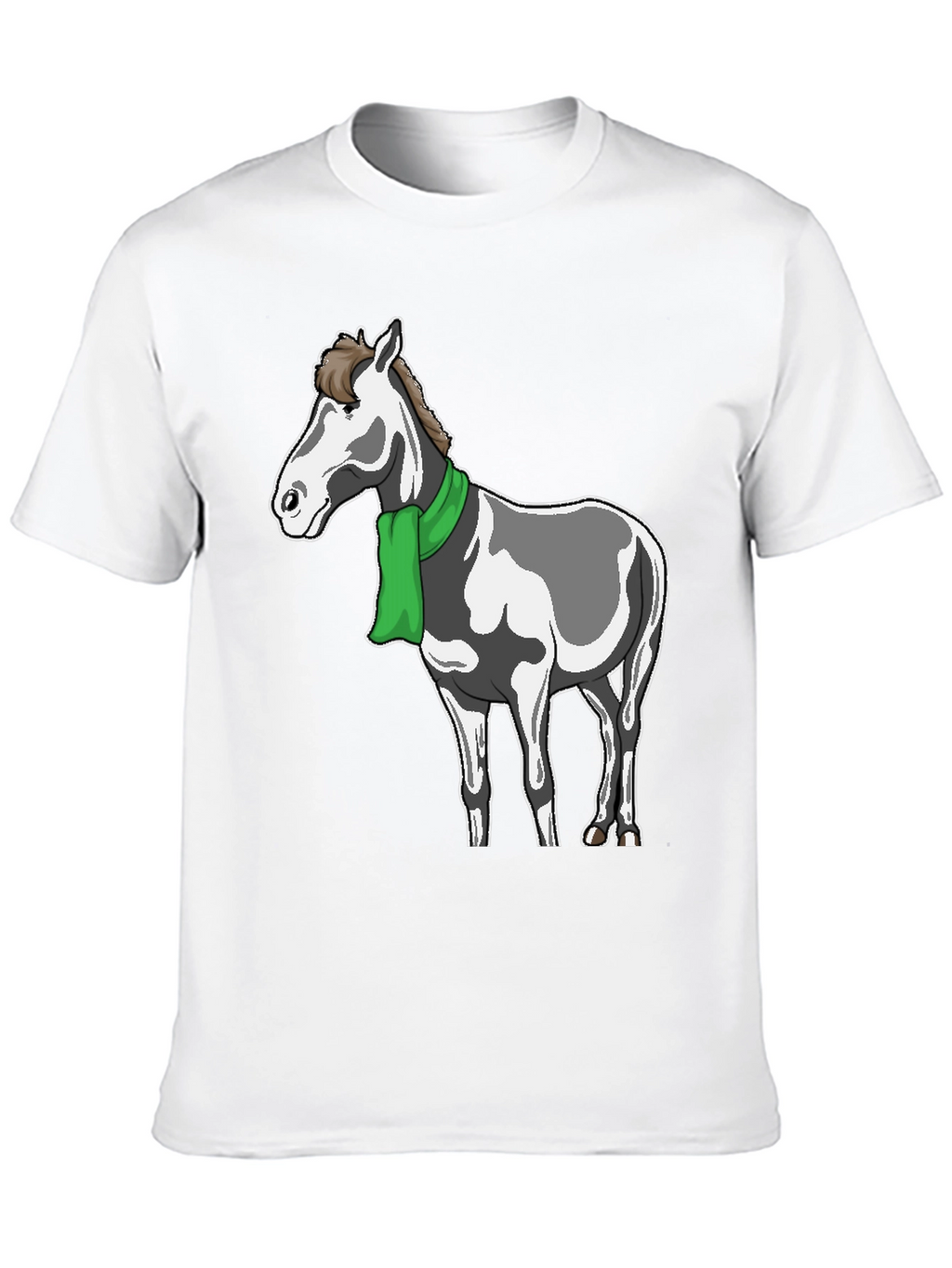 Horse with Scarf Graphic Tee