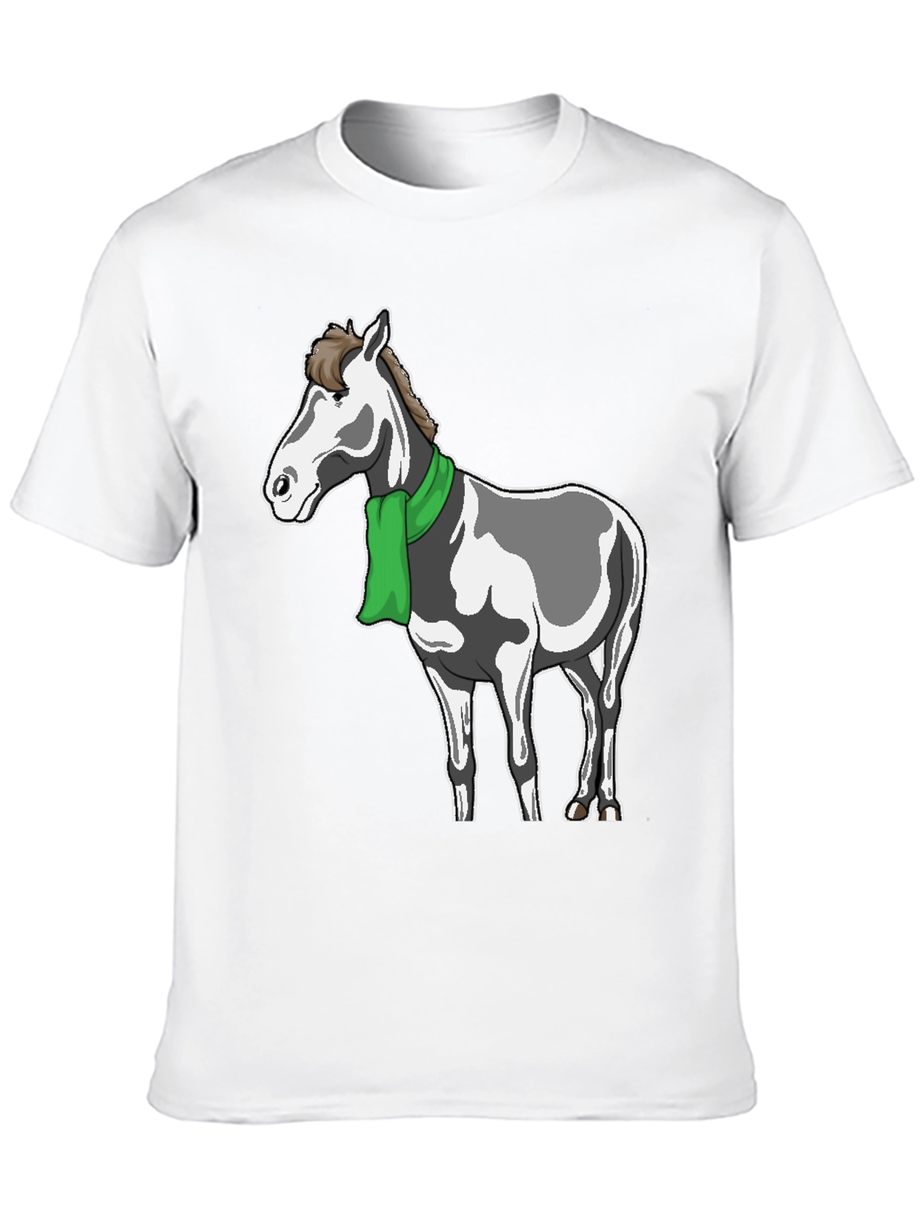 Horse with Scarf Graphic Tee