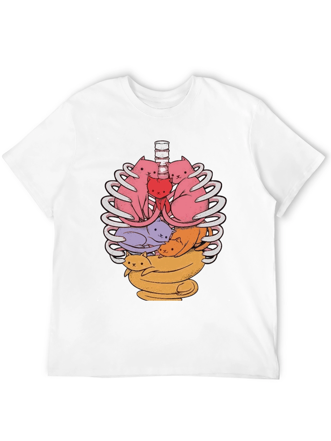 Anatomical Cat Ribcage T-Shirt