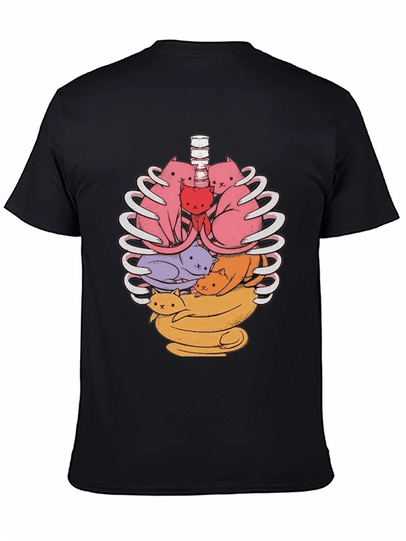 Anatomical Cat Ribcage T-Shirt