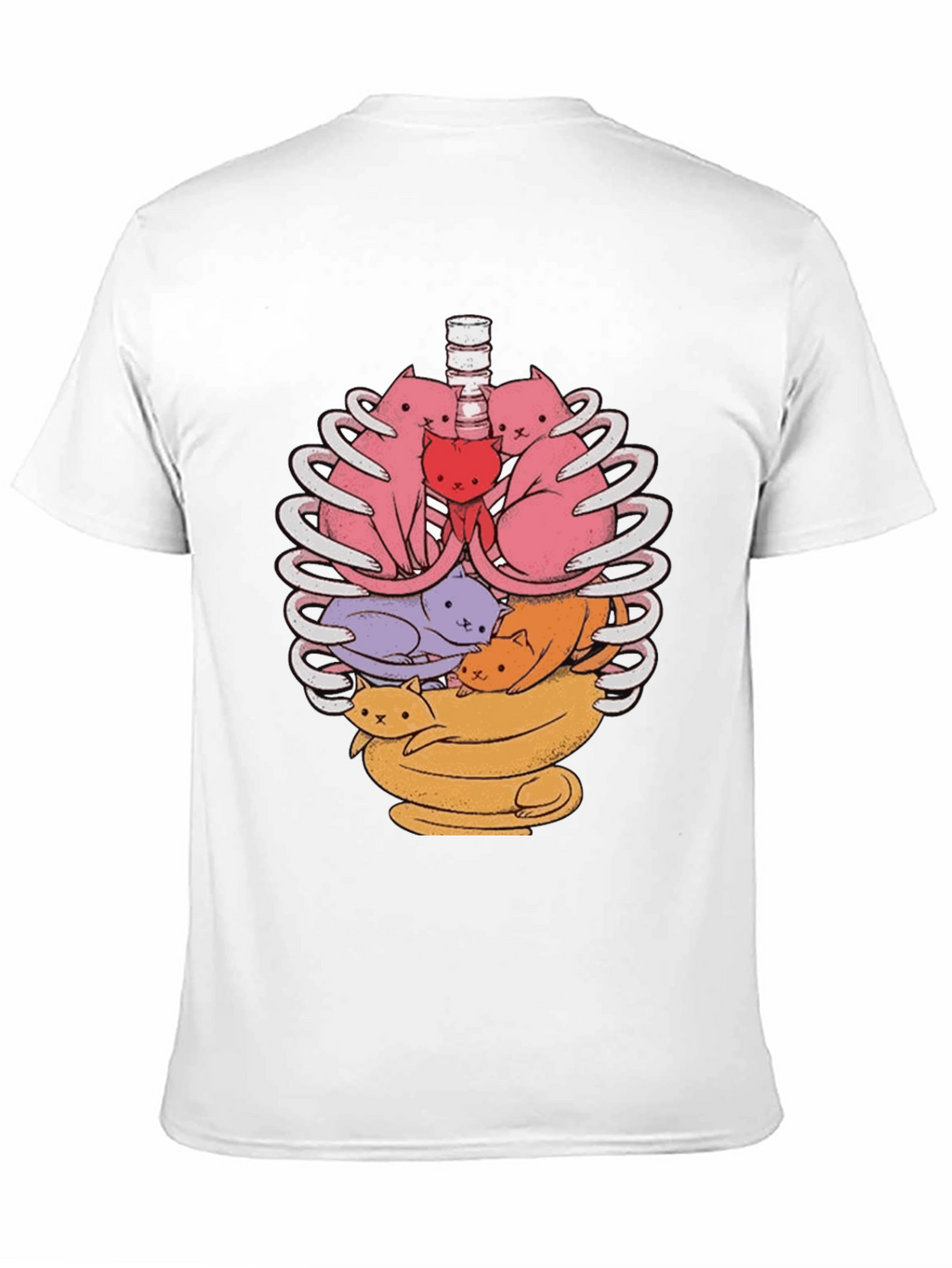 Anatomical Cat Ribcage T-Shirt
